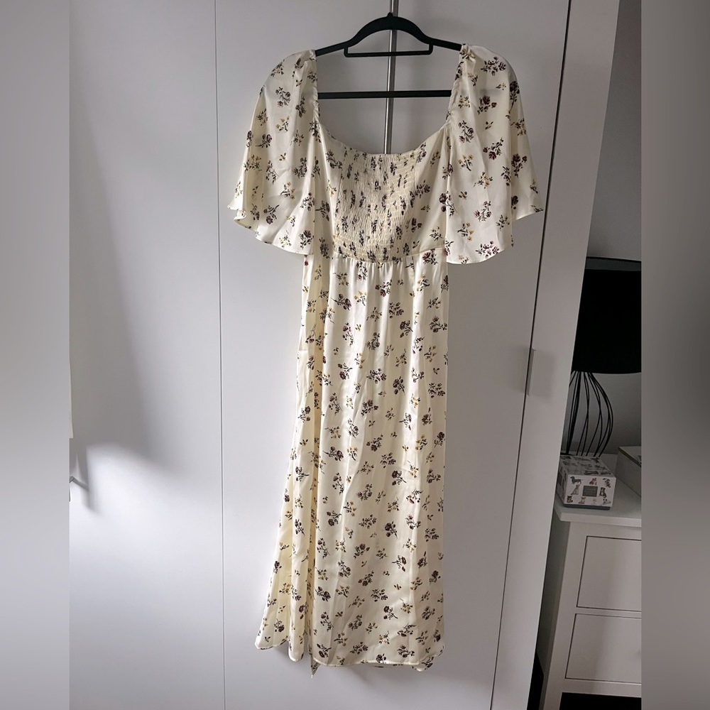 Long summer dress with flowers